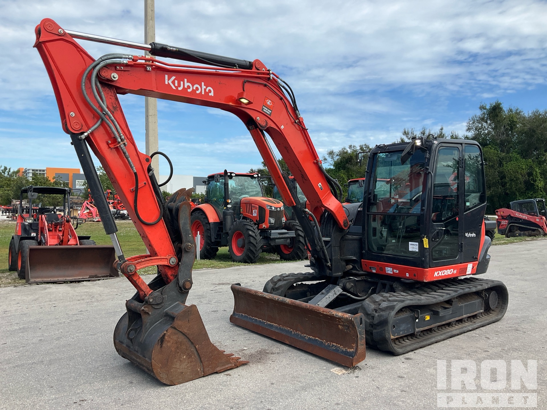 2024 Kubota KX080-5R3 Mini Excavator in FORT PIERCE, Florida