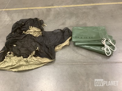 (15) Individual Shelter Tents & (3) Tarpaulins