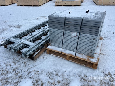 Quantity of 39 in x 90 in Shelving