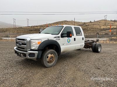 2014 Ford F-550 XLT 4x4 Crew Cab Cab & Chassis