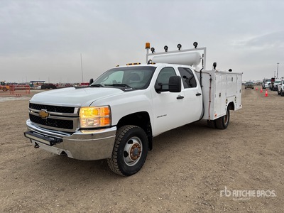 2014 Chevrolet Silverado 3500HD LT 4x4 Crew Cab Camion utilitaire