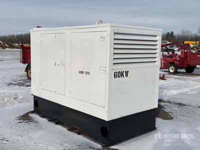 2001 T&T 60MDL-AR 60 kW Skid-Mounted Generador