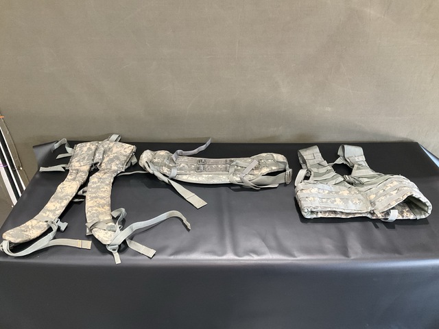(17) Fighting Load Carriers, (30) Molded Waist Belts & (32) Shoulder Straps