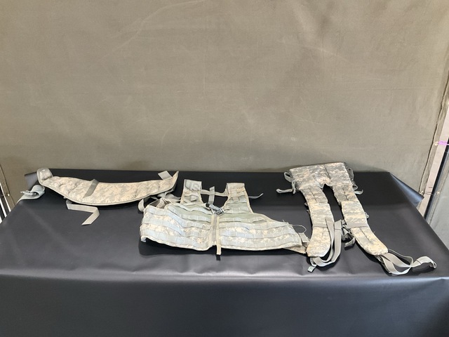 (17) Fighting Load Carriers, (36) Molded Waist Belts & (24) Shoulder Straps