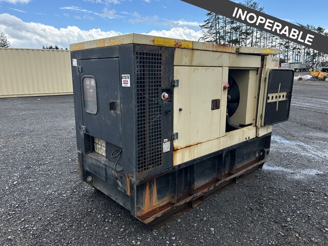 2007 Ingersoll Rand G80 80 kVA Skid-Mounted Generator Set (Inoperable) 2007 Ingersoll Rand G80 80 kVA Skid-Mounted Generator Set (Inoperable)