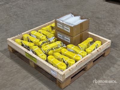 Quantity of (16) Flatbed Straps (Unused)