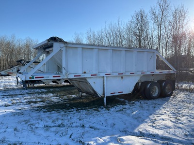 1986 Arne's 27 ft T/A Belly Dump Trailer