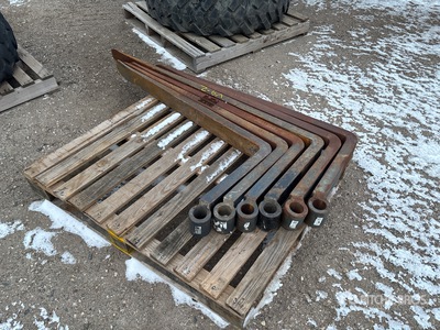 Quantity of (6) 48 in Palletvorken voor Verreiker