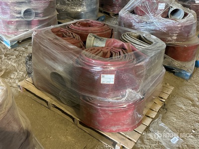 Quantity of (8) 6 in Lay Flat ホース