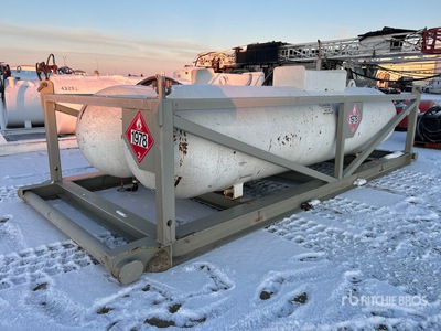 2004 Maxfield Inc Skid Mounted Steel Propane Dual Kraftstofftank