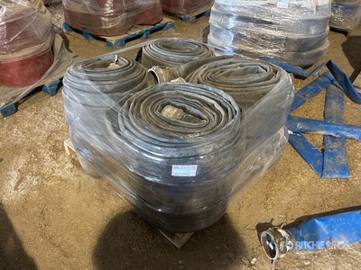 Quantity of (12) 4 in Lay Flat ホース