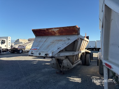 1989 Fruehauf 11 ft S/A Remorque à benne centrale