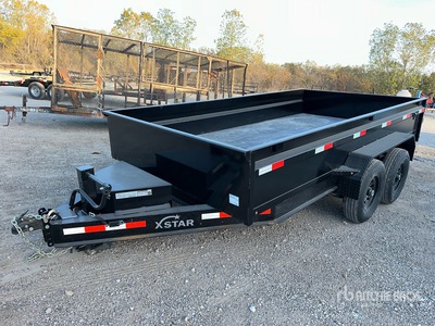 2026 X-Star Trailers 14 ft T/A Dump Utility Trailer