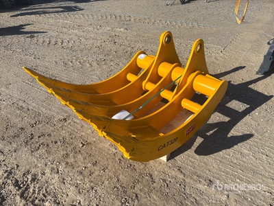 2025 TOFT TOFT08R 42 in Excavator Rake - Fits 20-30 ton Excavator (Unused)