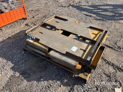 Quantity of (10) 2025 QT-F-BLANK 46 in Skid Steer Attachment Mounting Plate - Fits SAE J2513 Standard (Unused)