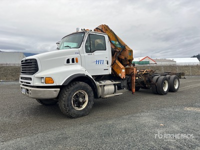 1995 Effer 30600 N 4S Knuckle Boom on 2005 Sterling LT8500 6x4 Camión Grúa