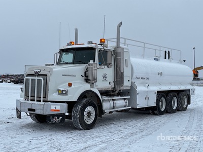 2012 Western Star 4900 19080 L 8x6 Sleeper Water Camión-cisterna