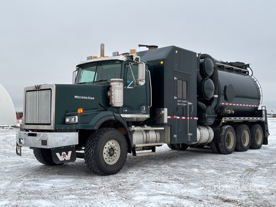 2012 Stettler Vac Systems on 2013 Western Star 4900 8x6 Camión de Excavación por Aspiración