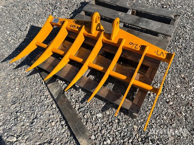 2026 GIYI 46 in Excavator Rake - Fits CAT 303 (Unused)
