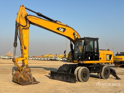 2014 Cat M318D を見 Wheel Excavator