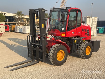 2025 KUL RTF-3500 3.5 ton 4x4 Rough Terrain Forklift (Unused)