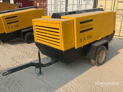 2004 Atlas Copco XA186DD Mobile Air Compressor