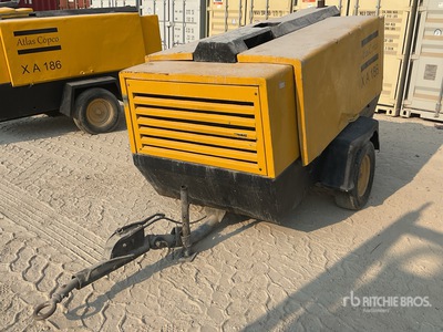2004 Atlas Copco XA186DD Mobile Air Compressor