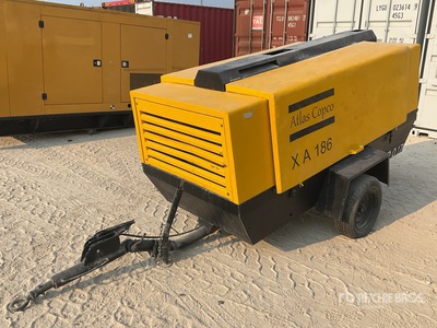 2004 Atlas Copco XA186DD Mobile Air Compressor