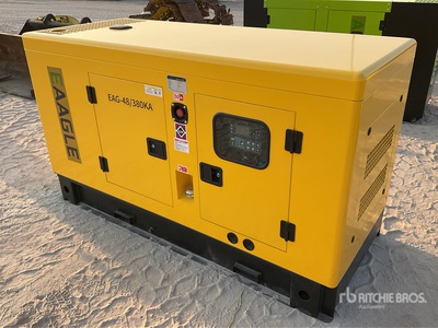 2025 EAAGLE EAG-48/380KA 48 kVA Skid-Mounted Generator Set (Unused)