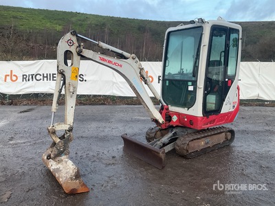 2018 Takeuchi TB216 Mini Excavator