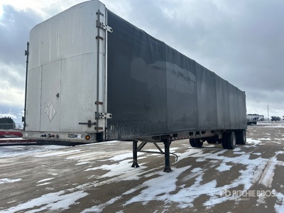 2012 Alutrec 48 ft T/A Spread Axle Remolque con Lona