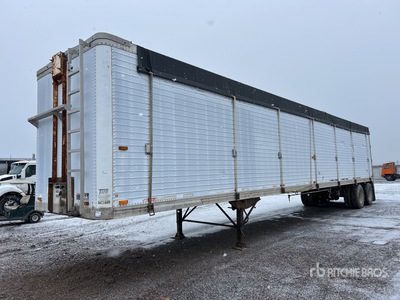 1998 Timpte 50 ft x 102 in T/A Moving Floor Open-Top Walking Floor Chip Trailer