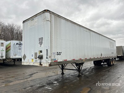 2002 Stoughton 53 ft x 102 in T/A Van Trailer