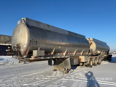 2003 Lazer Inox 30000 L Super B-Train Lead Tanker Trailer