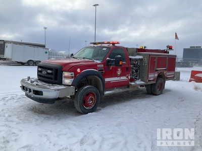 2010 Ford F-550 4x4 Emergency Response Fire Pump Truck