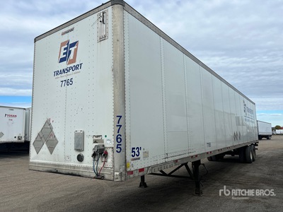 2015 Manac 53 ft T/A Van Trailer
