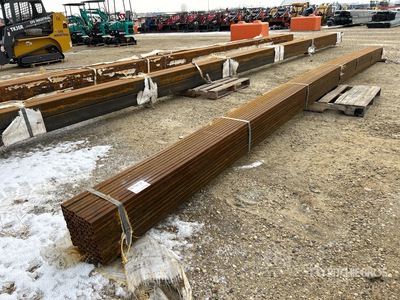 Quantity of (100) 24 ft x 1 in x 1 in Steel Square Tubing