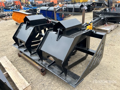 2025 GIYI GY-HWG72C 72 in Skeleton Skid Steer Grapple Bucket