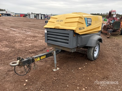 Atlas Copco XAS185CD7 185 cfm Mobile Air Compressor