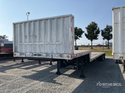 1998 Talbert TS DW-80K-FG-T1-CS 53 ft T/A Spread Axle Single Drop Plataforma / Plataforma Rebajada