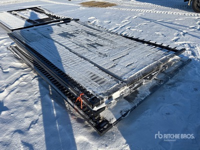 Quantity of (2) 20 ft Steel Bi-Parting Driveway Gate (Unused)