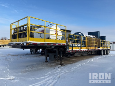 2023 WRT/Asphalt Equip AEC-416 Electric Aggregate Dryer/Blender Tri/A Step Deck Trailer