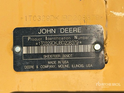 2011 John Deere 329D Compact Track Loader