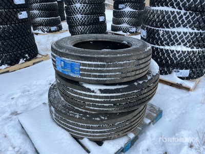 Quantity of (3) (2) 315/80R22.5 (1) 255/70R22.5 Tires (Unused)