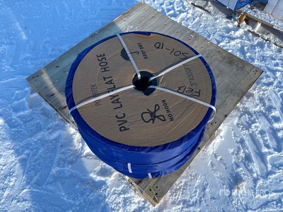 Quantity of (3) 2024 Powertek 3 in x 300 ft PVC Hose (Unused)