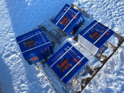 Quantity of (4) 2024 Powertek 20 ton Bottle Wagenheber (Unused)