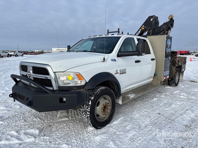 2018 Hiab 088 B-3 CLX 4100 kg Knuckle Boom on 2018 Ram 5500 4x4 Crew Cab Camión Grúa