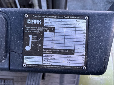 Clark CGP50 9325 lb Pneumatic Tire Wózek widłowy