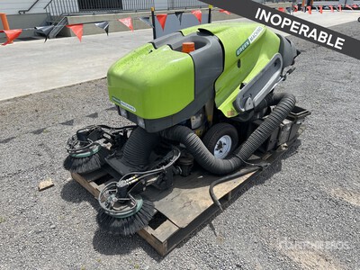 Green Machine Walk-Behind Floor Sweeper (Inoperable)