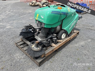 Green Machine Walk-Behind Floor Sweeper (Inoperable)